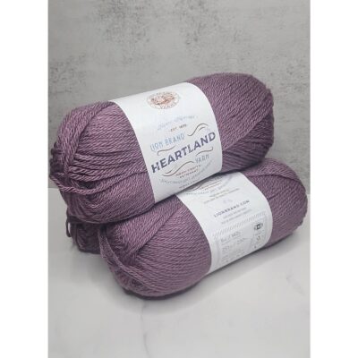 Gorgeous Plum Color Yarn 3 Heartland in Kobuk Valley Soft for All Projects