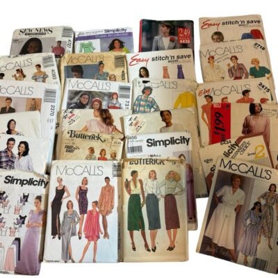 Lot of 24 Adult Sewing Patterns