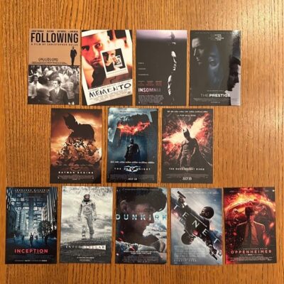 Christopher Nolan FRIDGE MAGNETS movie poster art