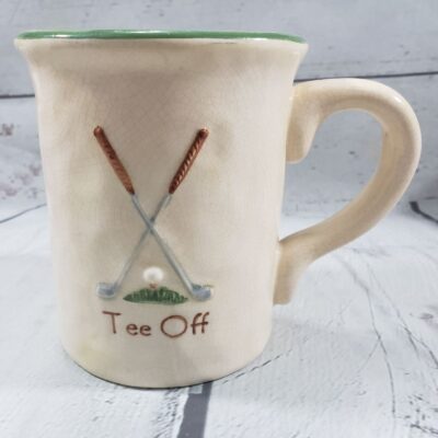 Golf Mug Tee Off Coffee Tea Coco Cup