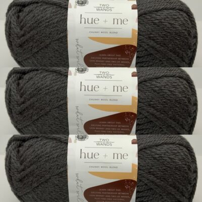 lot of 3 smoke hue and me yarn