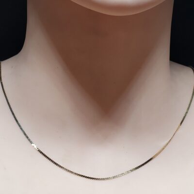 14k gold “s” link chain(solid 14k gold)