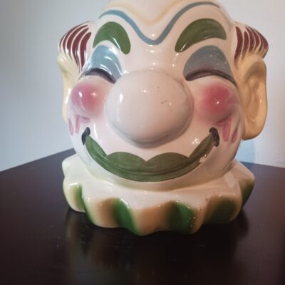 Vintage/Rare 1950 Sirra Vista Clown Cookie Jar