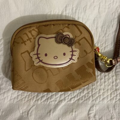 Caramel Hello Kitty Wristlet