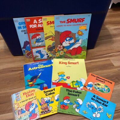 Smurf book lot