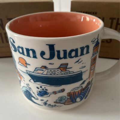 Starbucks Coffee Been There Series 14oz Mug SAN JUAN Puerto Rico Cup New W/ Box