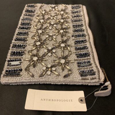 Anthropologie Lucent Bloom Pouch