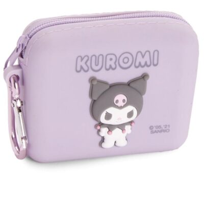 Kuromi Silicone Zipper Pouch