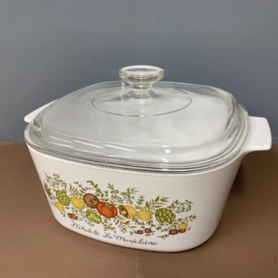 Rare Vintage Corning Ware L’Echalote La Marjolaine Spice Of Life  3qt  A-3-B