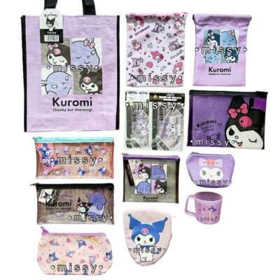 Daiso Sanrio Kuromi Bundle Set