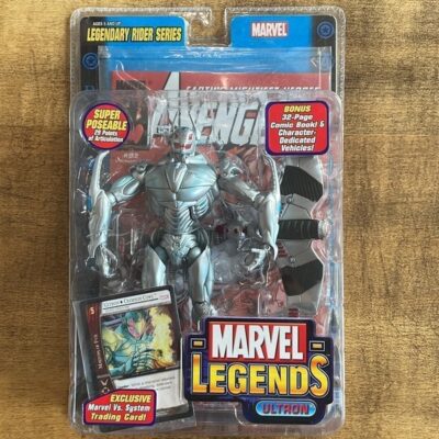 2005 Marvel Legends | Legendary Rider Series | Ultron w/ Comic | RARE SEALED