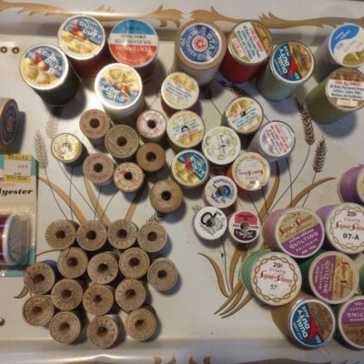 Lot of vintage spools