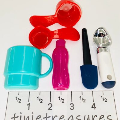 Tupperware Magnet Set Of 6 Coffee measure bottle spatula tinietreasures