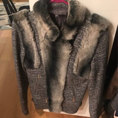 Sachin & Babi Rabbit Fur Jacket