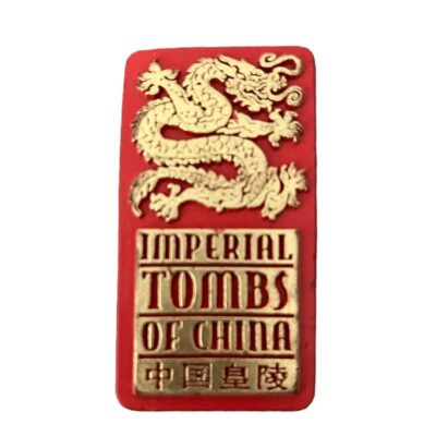 Vintage Imperial Tombs of China Rubber Magnet