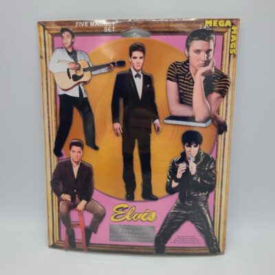 Vintage 1998 Mega Mags Elvis Presley Five Magnet Set Collectible New NIP