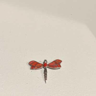 Beautiful enamel  dragonfly pendant