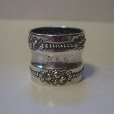 Gorham Antique Lancaster Sterling Ornate Napkin Ring