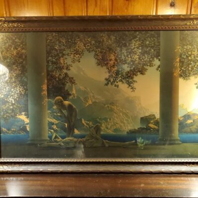 Vintage Maxfield Parrish large framed pr