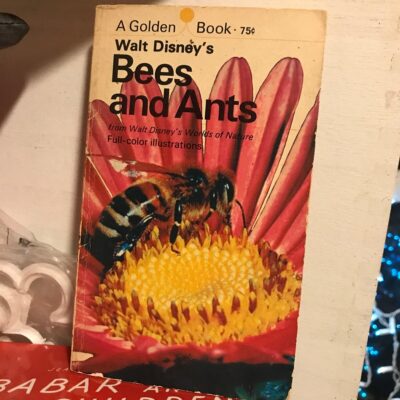 Vintage walt disney bees and ants paperback book