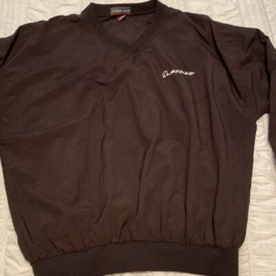 Vintage 90’s Boeing Aviation Pullover Long Sleeve Shirt | Size L