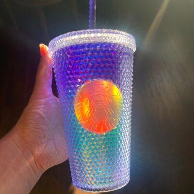 Starbucks mermaid studded tumbler