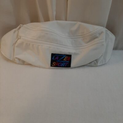 Vintage Lazer Sport Sassy La Rue International Fanny Pack White