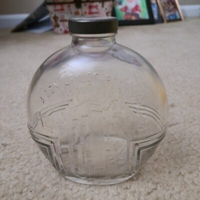 “A Century of Progress 1833-1933” Chicago World’s Fair Glass Bottle, Complete