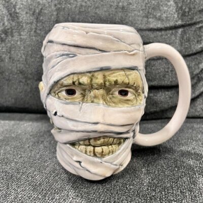 RARE! Vintage Universal Studios Monster Head Mug – Large Teleflora The Mummy