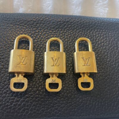 Louis Vuitton lock and key