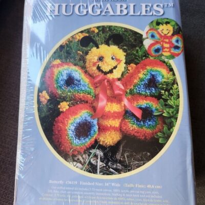 NIB MCG Textiles Butterfly Latch Hook Huggables Kit