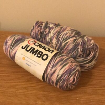 2 Caron Jumbo Yarn skeins