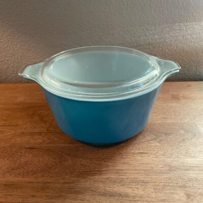 Pyrex Horizon Blue 474 1.5 Qt Casserole