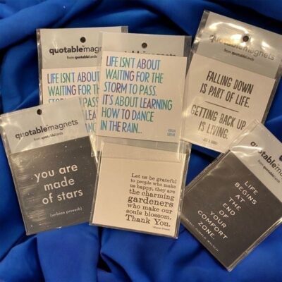 Set of 6 NEW Quotable Magnets Positive