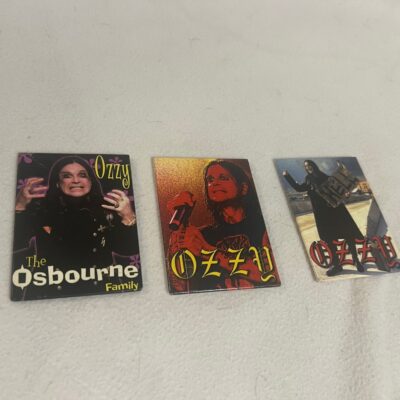 Ozzy Osbourne lot of 3 vintage magnets