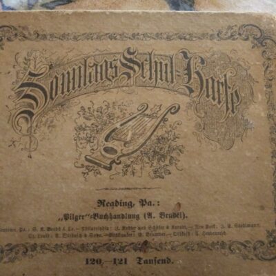 Antique Vintage German Music Book 1873 or 1895