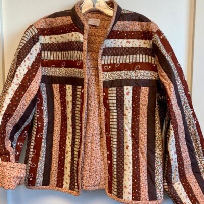 OOAK Vintage handmade quilt coat