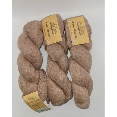 Soft Alpaca Yarn Cascade Baby Alpaca Wool 3 Hanks in Beautiful Blush Heather