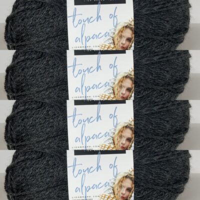 lot of 4 charcoal touch of alpaca yarn