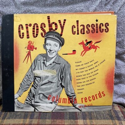 5 pc 78 rpm Bing Crosby – Record Set – Crosby Classics