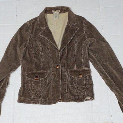 Billabong y2k corduroy surfer cyberpunk button pockets blazer coat Jacket L