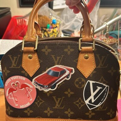 Louis Vuitton, Alma, BB world tour with handles and Crossbody