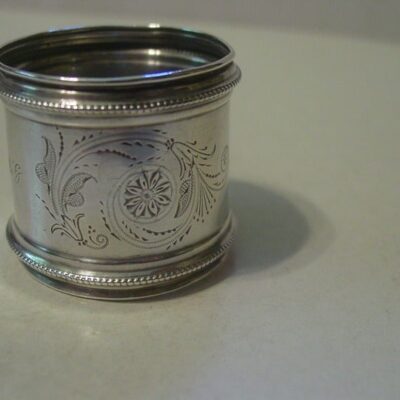 Antique Victorian Sterling Napkin Ring