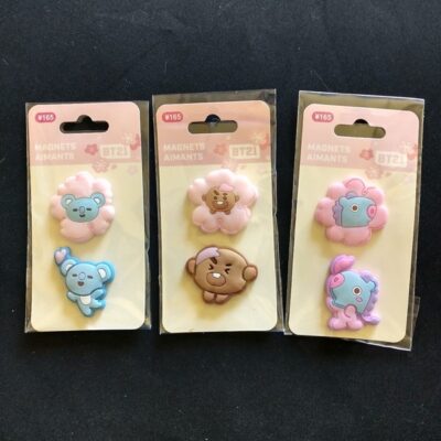 BT21 Magnets: Koya, Cooky, & Mang