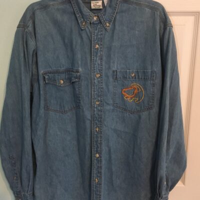 Original Disney Store Lion King denim shirt