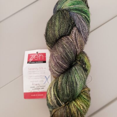 Zen garden serenity silk+ yarn – Alien Garden OOAK