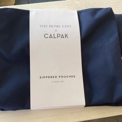 The Home Edit x Calpak zippered pouches 3-pc