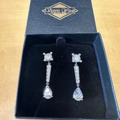 Victoria Wieck simulated diamond earrings