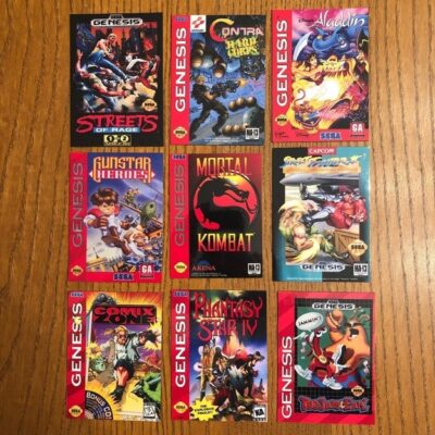 Sega Genesis fridge magnets 16-bit retro