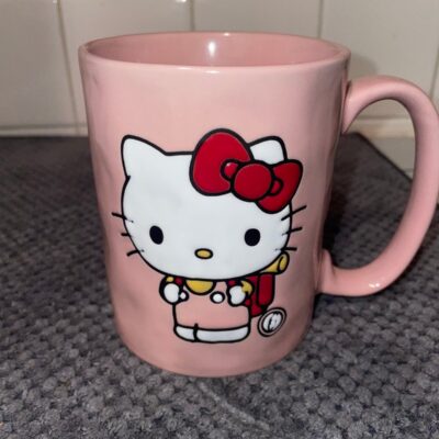 NWOT Hello Kitty Sanrio Pink Mug Don’t Follow Me I’m Lost Too